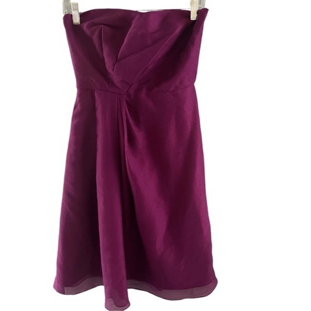 J Crew Strapless Silk Dress